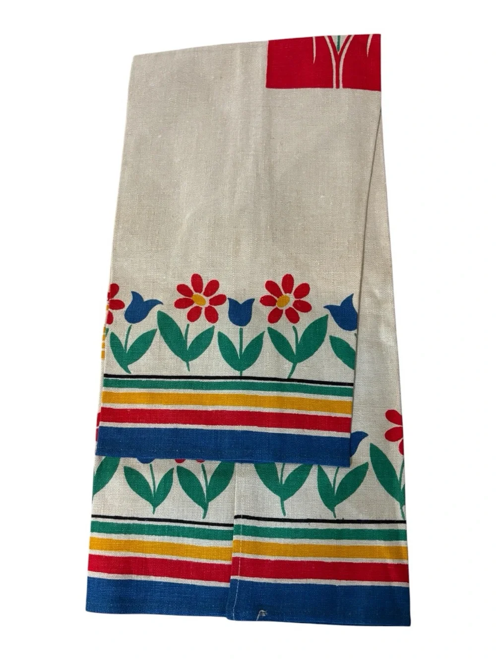 MCM Quality Linens Pure Linen Tea Towel Days Of The Week “Tuesday” Dutch Girl